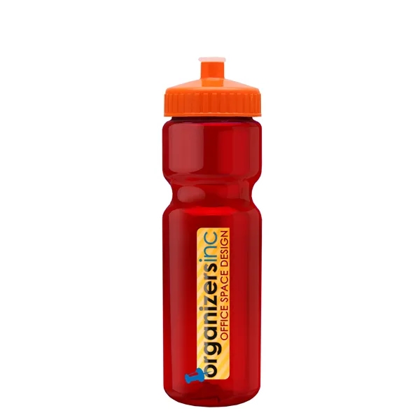 Transparent sports bottle, 28 oz., heavy wall design for multiple use.... from ASI 40480 Koozie Group
