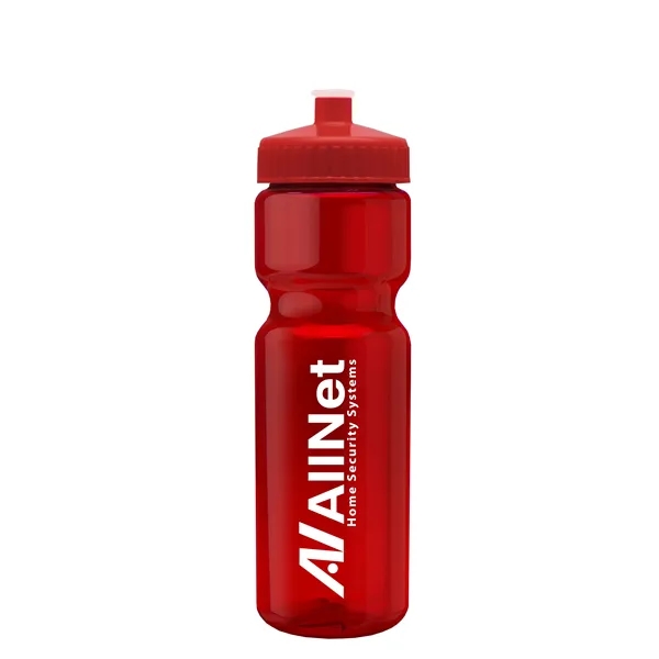 Transparent sports bottle, 28 oz., heavy wall design for multiple use.... from ASI 40480 Koozie Group