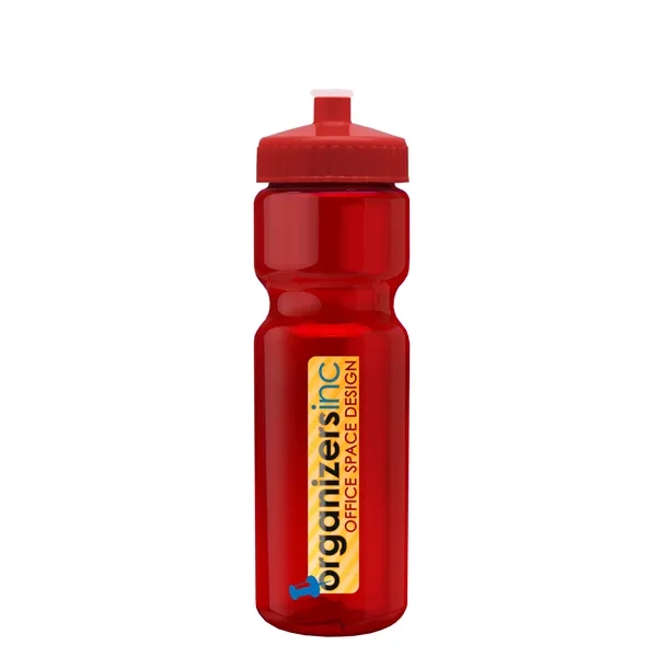 Transparent sports bottle, 28 oz., heavy wall design for multiple use.... from ASI 40480 Koozie Group