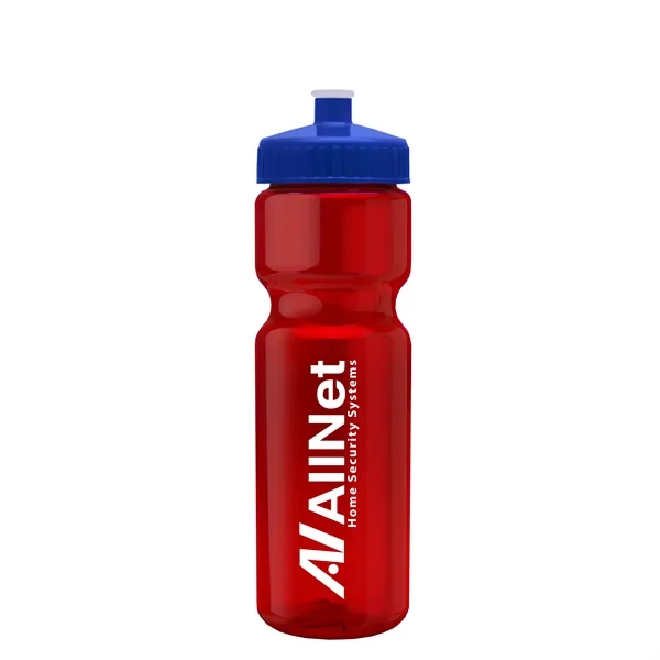 Transparent sports bottle, 28 oz., heavy wall design for multiple use.... from ASI 40480 Koozie Group
