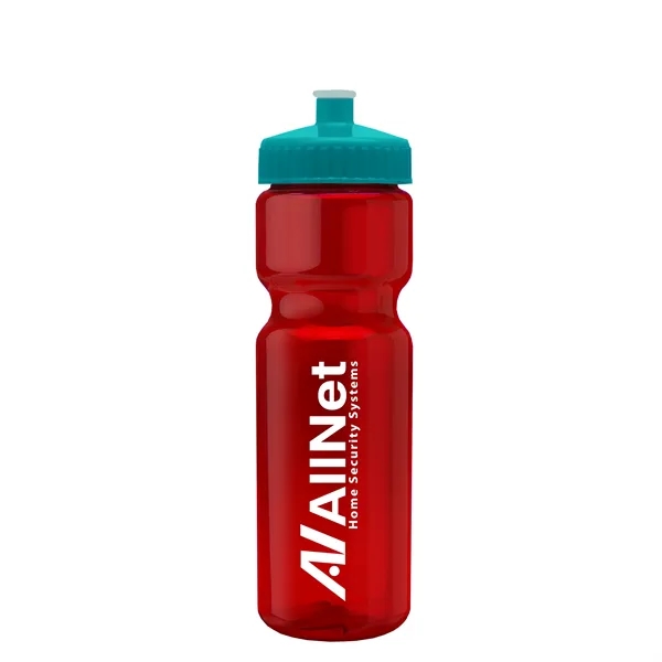 Transparent sports bottle, 28 oz., heavy wall design for multiple use.... from ASI 40480 Koozie Group