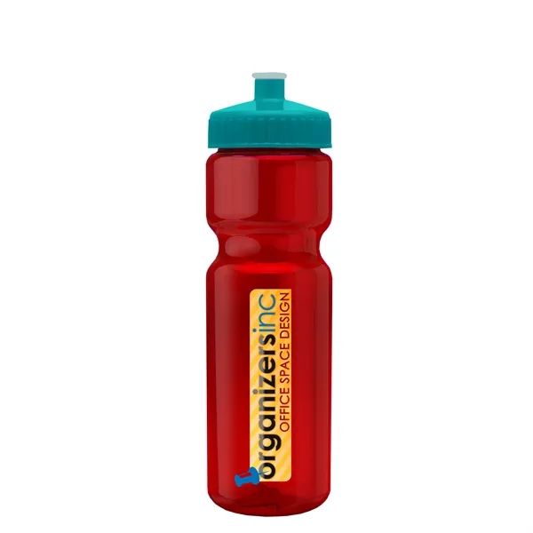 Transparent sports bottle, 28 oz., heavy wall design for multiple use.... from ASI 40480 Koozie Group