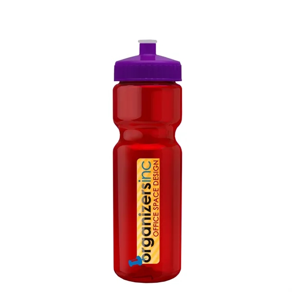 Transparent sports bottle, 28 oz., heavy wall design for multiple use.... from ASI 40480 Koozie Group
