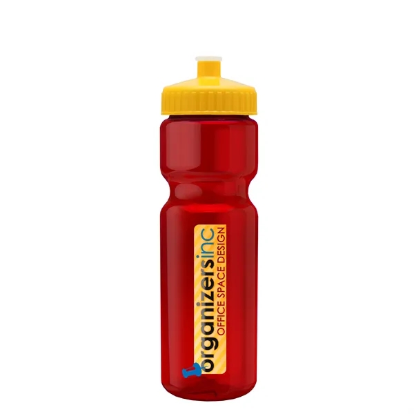 Transparent sports bottle, 28 oz., heavy wall design for multiple use.... from ASI 40480 Koozie Group