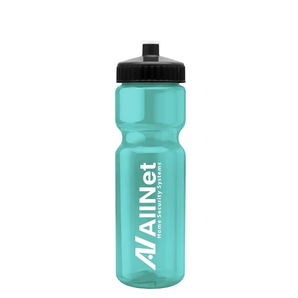 Transparent sports bottle, 28 oz., heavy wall design for multiple use.... from ASI 40480 Koozie Group