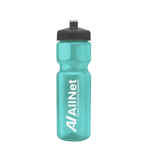 Transparent sports bottle, 28 oz., heavy wall design for multiple use.... from ASI 40480 Koozie Group