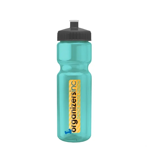 Transparent sports bottle, 28 oz., heavy wall design for multiple use.... from ASI 40480 Koozie Group