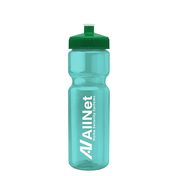 Transparent sports bottle, 28 oz., heavy wall design for multiple use.... from ASI 40480 Koozie Group