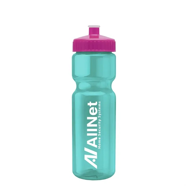 Transparent sports bottle, 28 oz., heavy wall design for multiple use.... from ASI 40480 Koozie Group