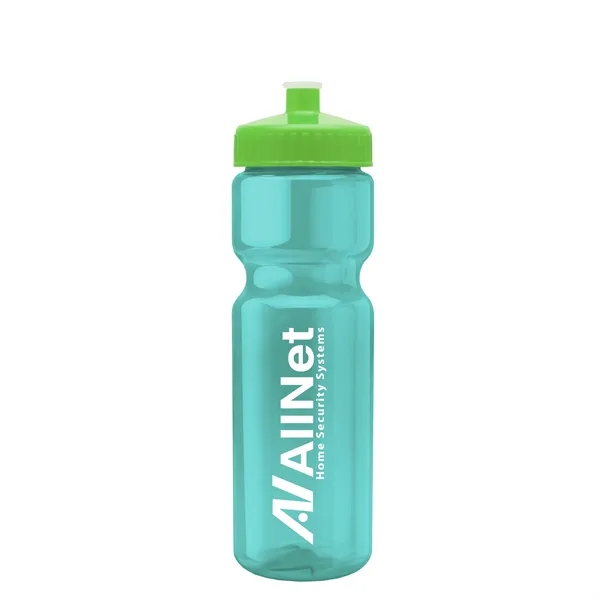 Transparent sports bottle, 28 oz., heavy wall design for multiple use.... from ASI 40480 Koozie Group