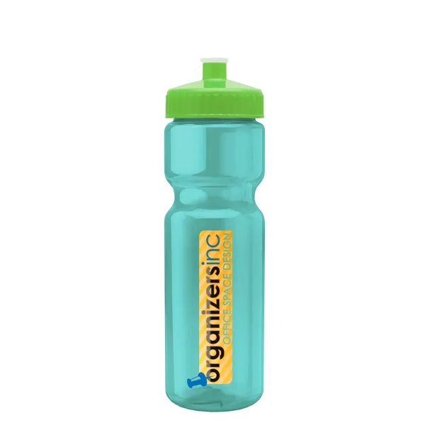 Transparent sports bottle, 28 oz., heavy wall design for multiple use.... from ASI 40480 Koozie Group