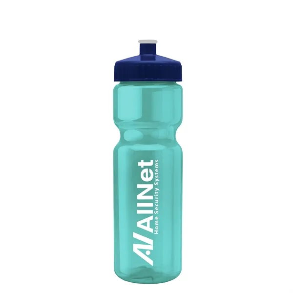 Transparent sports bottle, 28 oz., heavy wall design for multiple use.... from ASI 40480 Koozie Group