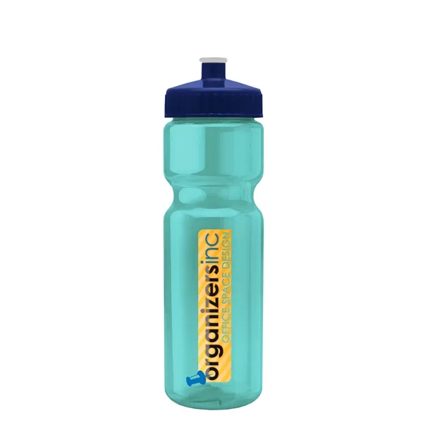 Transparent sports bottle, 28 oz., heavy wall design for multiple use.... from ASI 40480 Koozie Group