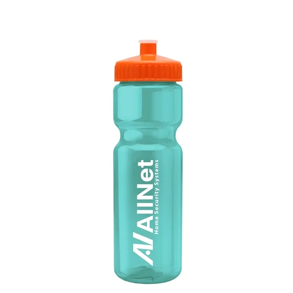 Transparent sports bottle, 28 oz., heavy wall design for multiple use.... from ASI 40480 Koozie Group