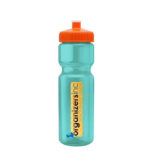 Transparent sports bottle, 28 oz., heavy wall design for multiple use.... from ASI 40480 Koozie Group
