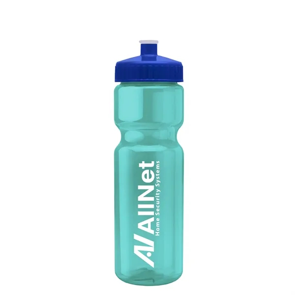 Transparent sports bottle, 28 oz., heavy wall design for multiple use.... from ASI 40480 Koozie Group