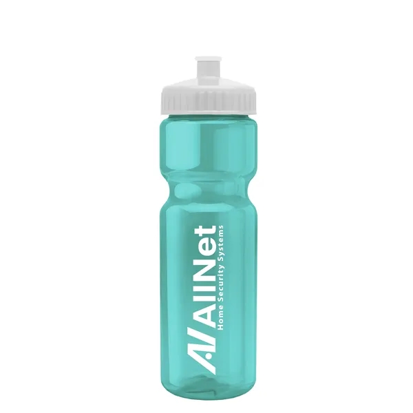 Transparent sports bottle, 28 oz., heavy wall design for multiple use.... from ASI 40480 Koozie Group