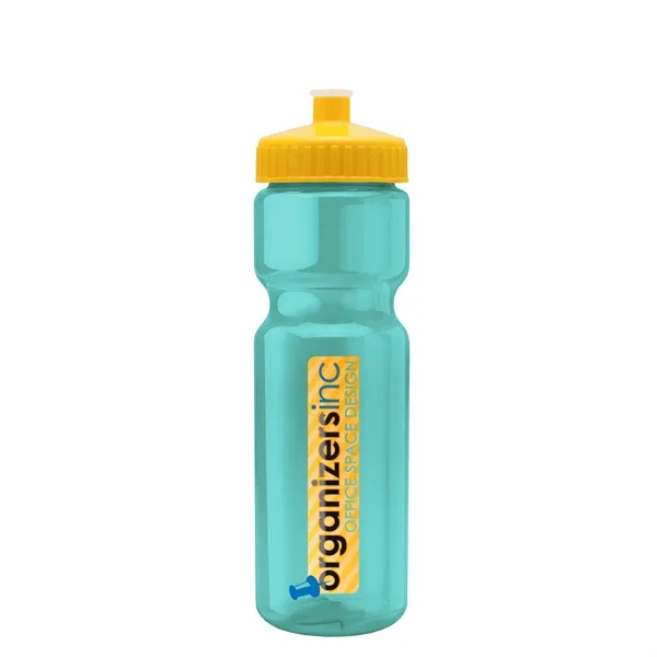 Transparent sports bottle, 28 oz., heavy wall design for multiple use.... from ASI 40480 Koozie Group