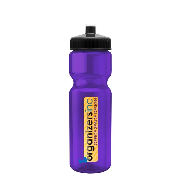 Transparent sports bottle, 28 oz., heavy wall design for multiple use.... from ASI 40480 Koozie Group