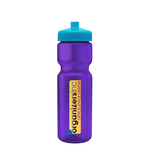 Transparent sports bottle, 28 oz., heavy wall design for multiple use.... from ASI 40480 Koozie Group