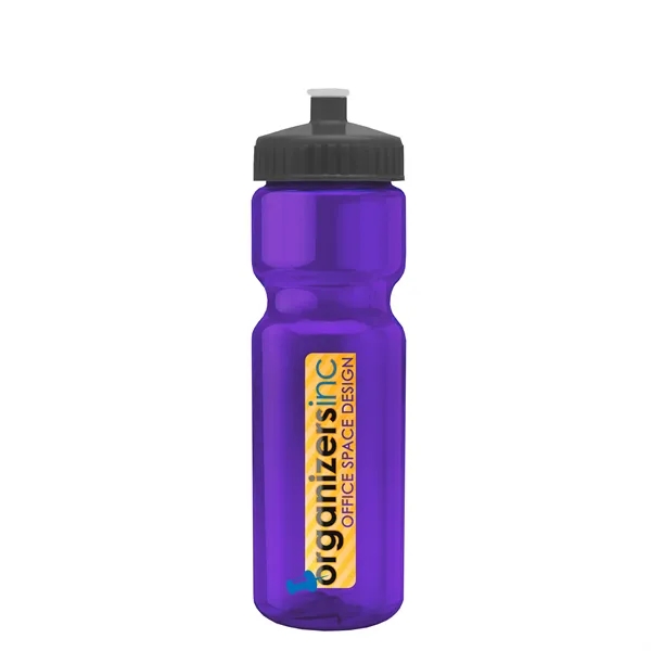 Transparent sports bottle, 28 oz., heavy wall design for multiple use.... from ASI 40480 Koozie Group