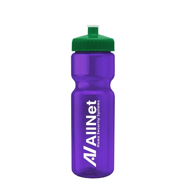 Transparent sports bottle, 28 oz., heavy wall design for multiple use.... from ASI 40480 Koozie Group