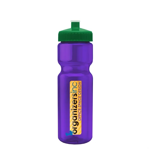 Transparent sports bottle, 28 oz., heavy wall design for multiple use.... from ASI 40480 Koozie Group