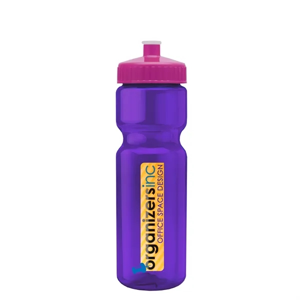 Transparent sports bottle, 28 oz., heavy wall design for multiple use.... from ASI 40480 Koozie Group