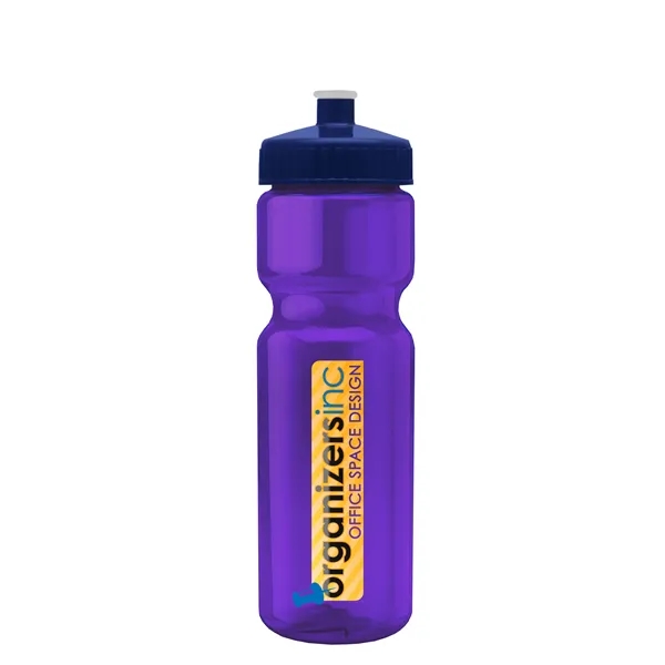 Transparent sports bottle, 28 oz., heavy wall design for multiple use.... from ASI 40480 Koozie Group