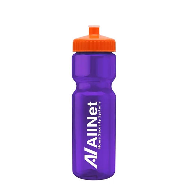 Transparent sports bottle, 28 oz., heavy wall design for multiple use.... from ASI 40480 Koozie Group