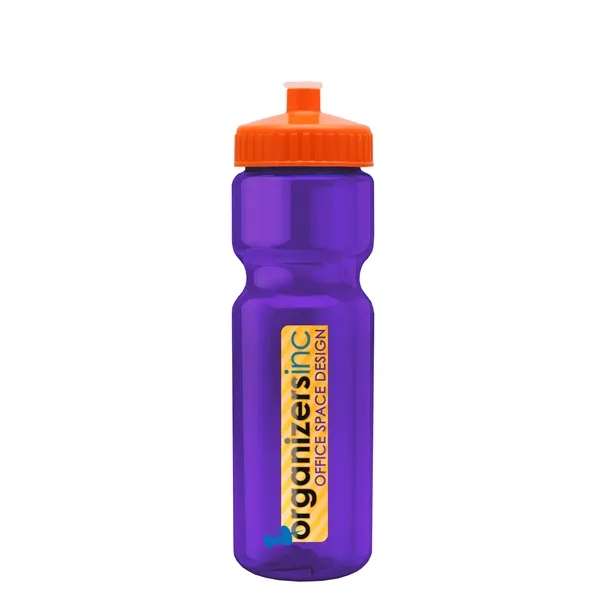 Transparent sports bottle, 28 oz., heavy wall design for multiple use.... from ASI 40480 Koozie Group