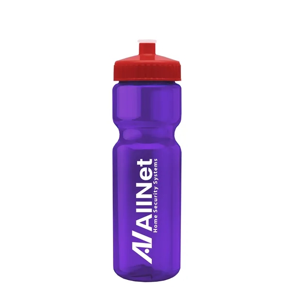 Transparent sports bottle, 28 oz., heavy wall design for multiple use.... from ASI 40480 Koozie Group