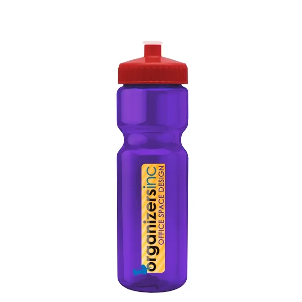 Transparent sports bottle, 28 oz., heavy wall design for multiple use.... from ASI 40480 Koozie Group