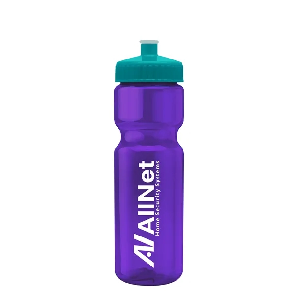 Transparent sports bottle, 28 oz., heavy wall design for multiple use.... from ASI 40480 Koozie Group