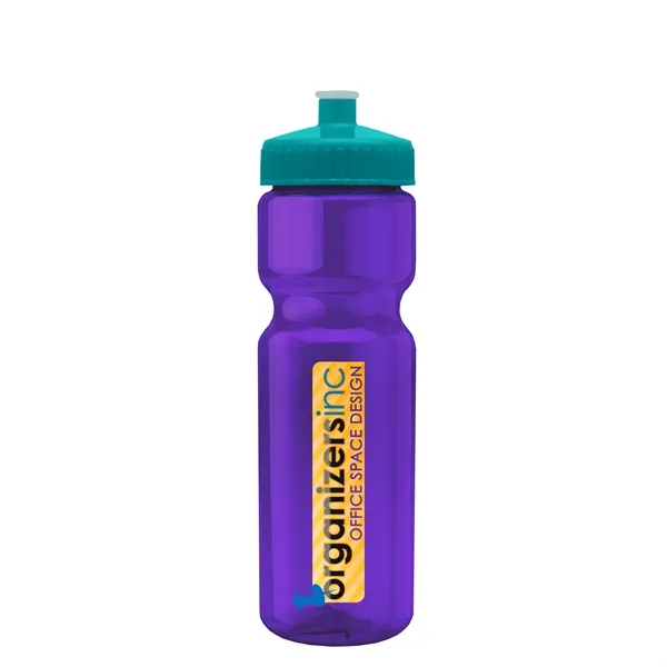 Transparent sports bottle, 28 oz., heavy wall design for multiple use.... from ASI 40480 Koozie Group