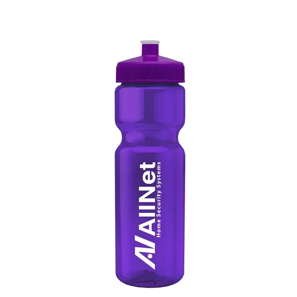 Transparent sports bottle, 28 oz., heavy wall design for multiple use.... from ASI 40480 Koozie Group