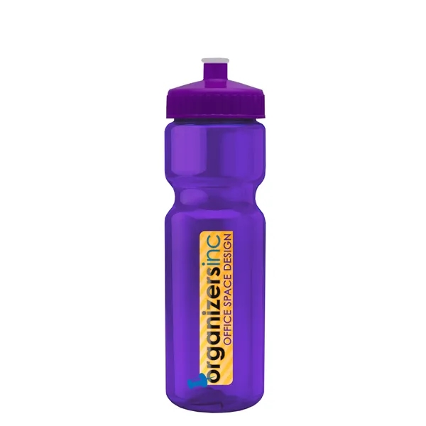 Transparent sports bottle, 28 oz., heavy wall design for multiple use.... from ASI 40480 Koozie Group