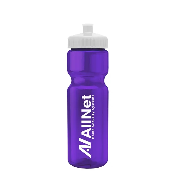 Transparent sports bottle, 28 oz., heavy wall design for multiple use.... from ASI 40480 Koozie Group