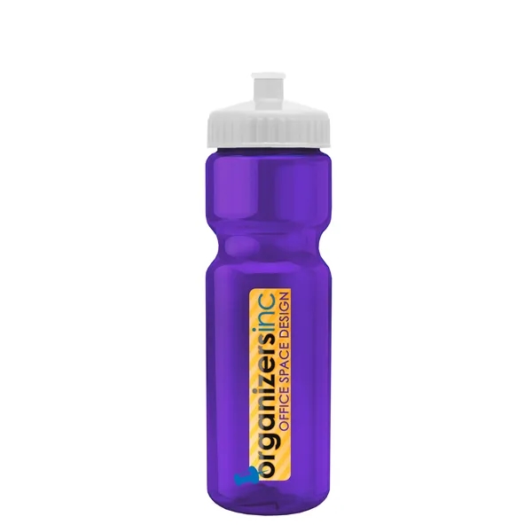 Transparent sports bottle, 28 oz., heavy wall design for multiple use.... from ASI 40480 Koozie Group