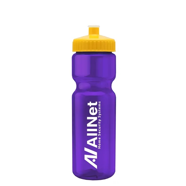 Transparent sports bottle, 28 oz., heavy wall design for multiple use.... from ASI 40480 Koozie Group