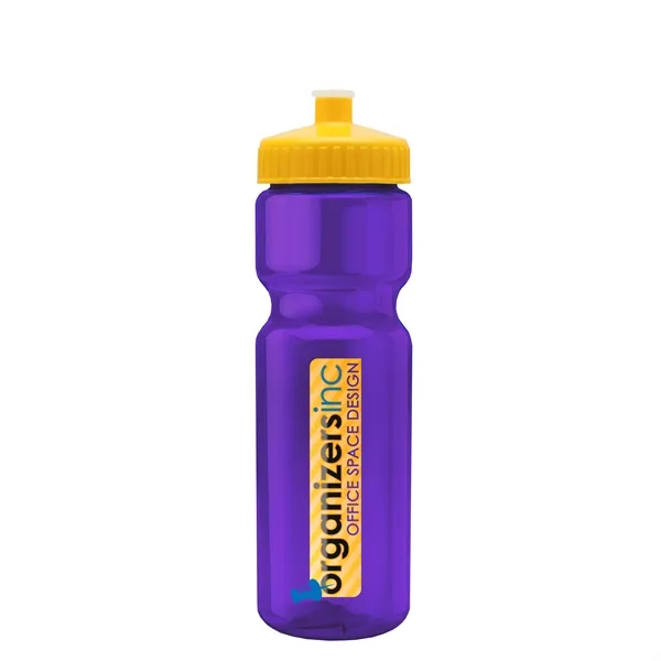 Transparent sports bottle, 28 oz., heavy wall design for multiple use.... from ASI 40480 Koozie Group