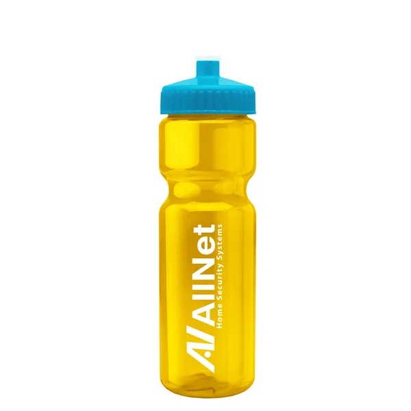 Transparent sports bottle, 28 oz., heavy wall design for multiple use.... from ASI 40480 Koozie Group