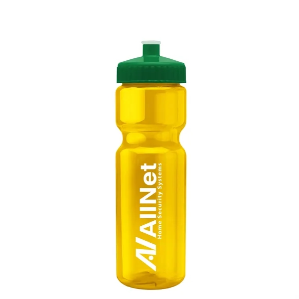 Transparent sports bottle, 28 oz., heavy wall design for multiple use.... from ASI 40480 Koozie Group