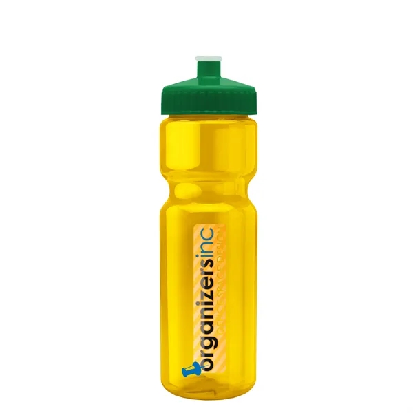 Transparent sports bottle, 28 oz., heavy wall design for multiple use.... from ASI 40480 Koozie Group