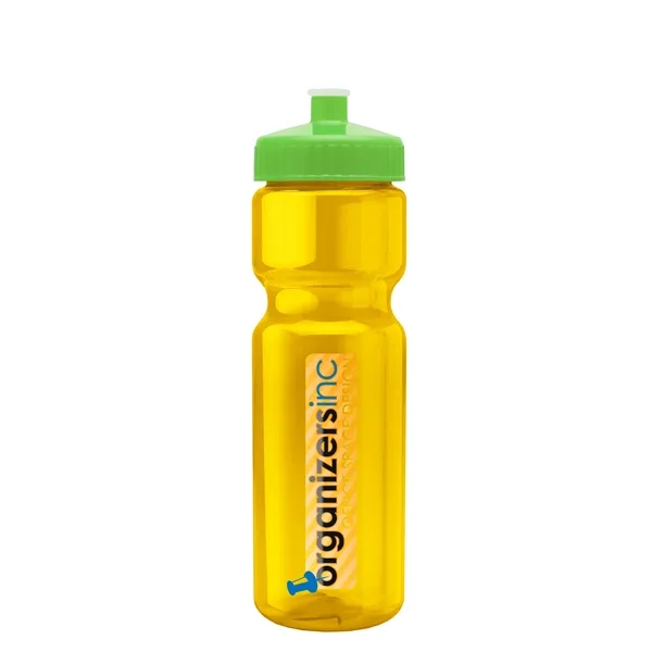 Transparent sports bottle, 28 oz., heavy wall design for multiple use.... from ASI 40480 Koozie Group