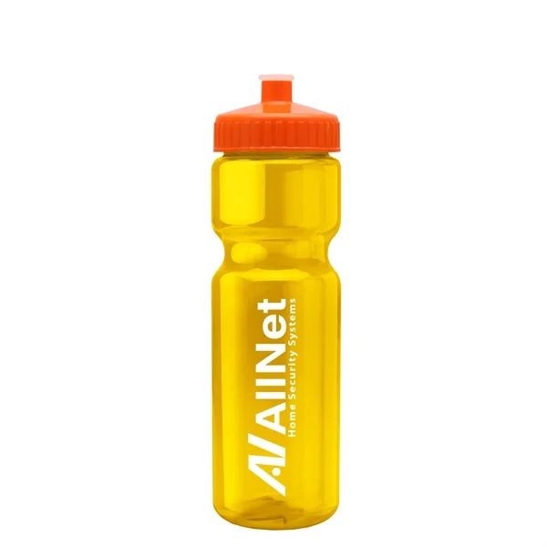 Transparent sports bottle, 28 oz., heavy wall design for multiple use.... from ASI 40480 Koozie Group