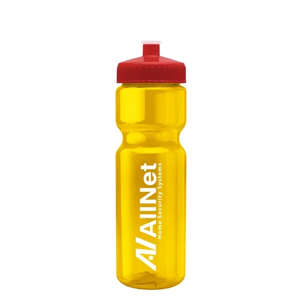 Transparent sports bottle, 28 oz., heavy wall design for multiple use.... from ASI 40480 Koozie Group