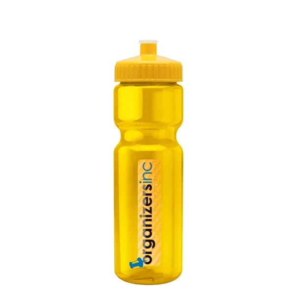 Transparent sports bottle, 28 oz., heavy wall design for multiple use.... from ASI 40480 Koozie Group