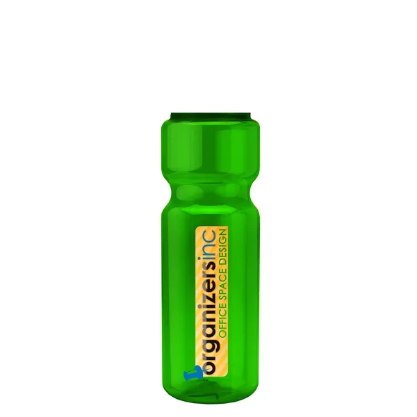 Transparent sports bottle, 28 oz., heavy wall design for multiple use.... from ASI 40480 Koozie Group