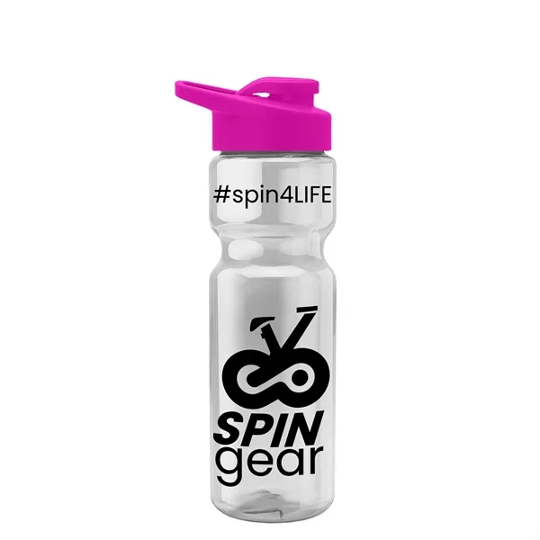 Champion 28 Oz. Transparent Bottle - Drink Thru Lid (Colors)... from ASI 40480 Koozie Group